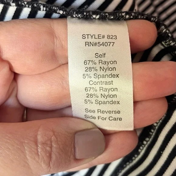 Cabi "Life Jacket" Nautical Navy and White
Striped Double-Breasted Blazer - Picture 6 of 11